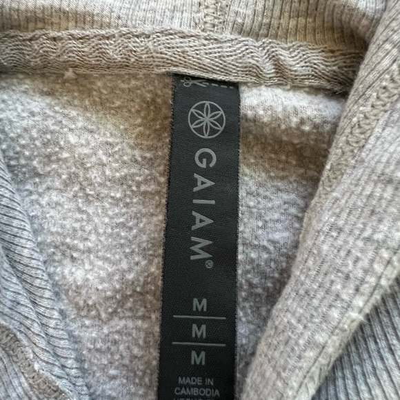 GAIAM Light Gray Women's Hoodie - Picture 4 of 4